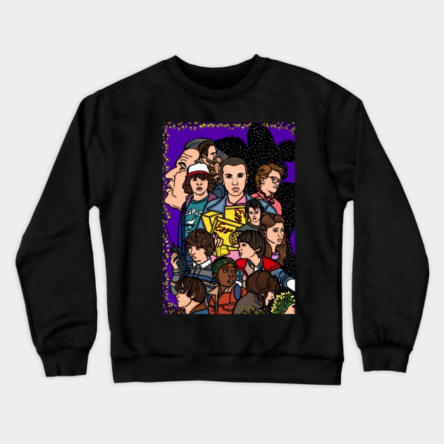 Stranger Things Crewneck Sweatshirt by COLORaQUEEN